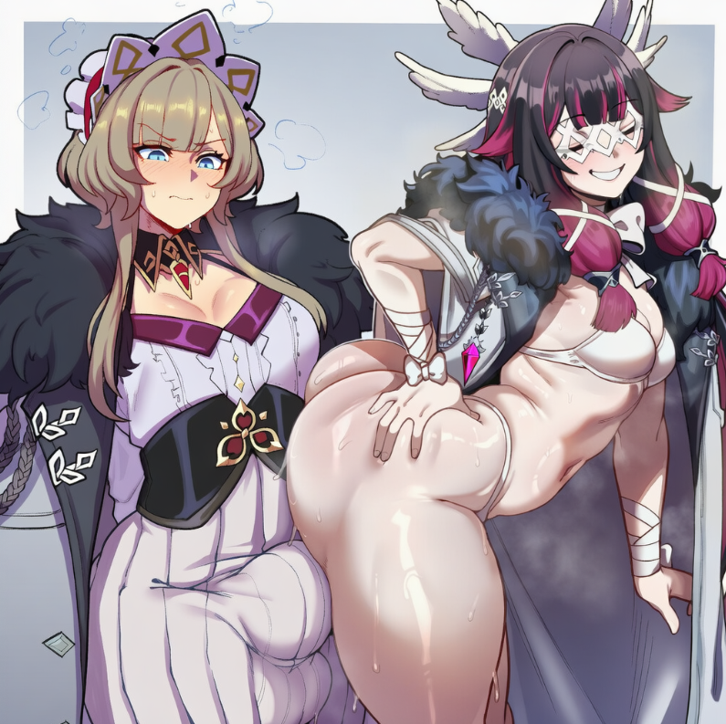 NymNero15884's tweet photo. Futa sandrone x columbina 💙, one of my favorites ships! https://t.co/XDhL6vcB9X