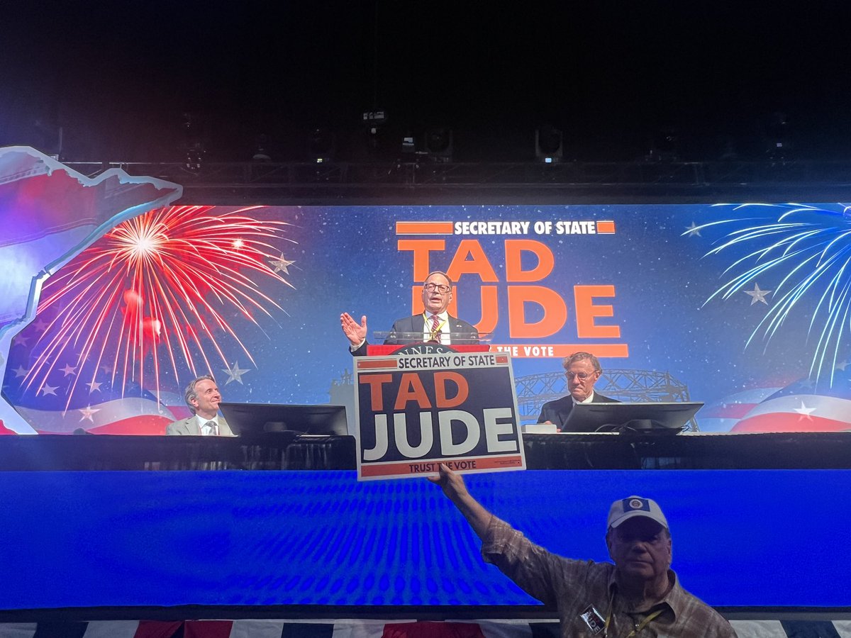 mngop's tweet photo. Congratulations to Tad Jude your endorsed  Republican candidate for Secretary of State. https://t.co/JiLnQVkA8d