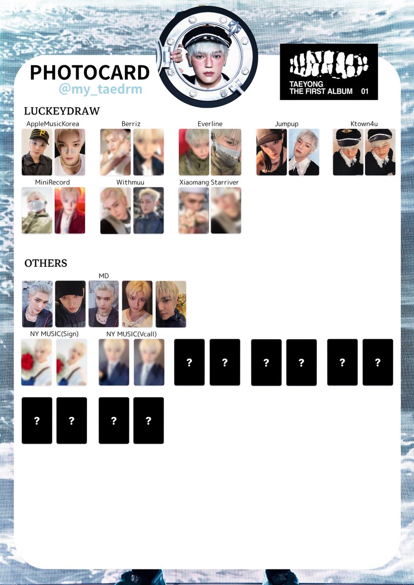 my_taedrm's tweet photo. NCT NCT127 TAEYONG THE FIRST  ALBUM WYLD  ALBUM PHOTOCARD template pc 태용 포카 툥프 テヨン トレカ

I'm looking for more hq pc photo
(ᐡ⁎◕  ̫ ◕ ᐡ)

(particially updated)
#NCT #NCT127 #TAEYONG #WYLD 
#TaeYong_WYLD #태용 #テヨン https://t.co/qU3PWPV6OK