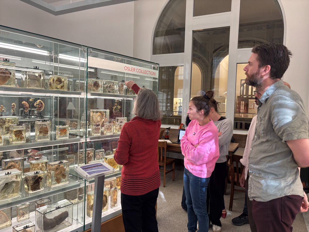 CardioNeo's tweet photo. An inspiring afternoon at the Maude Abbott Medical Museum with Dr. Marie J. Béland. Our McGill NH-TNE and Pediatric Cardiology fellows explored morphology through direct examination of cardiac specimens and discussions on cardiac morphology.
Morphology: https://t.co/ZPFQvSYZJX https://t.co/kAH2COGCAb