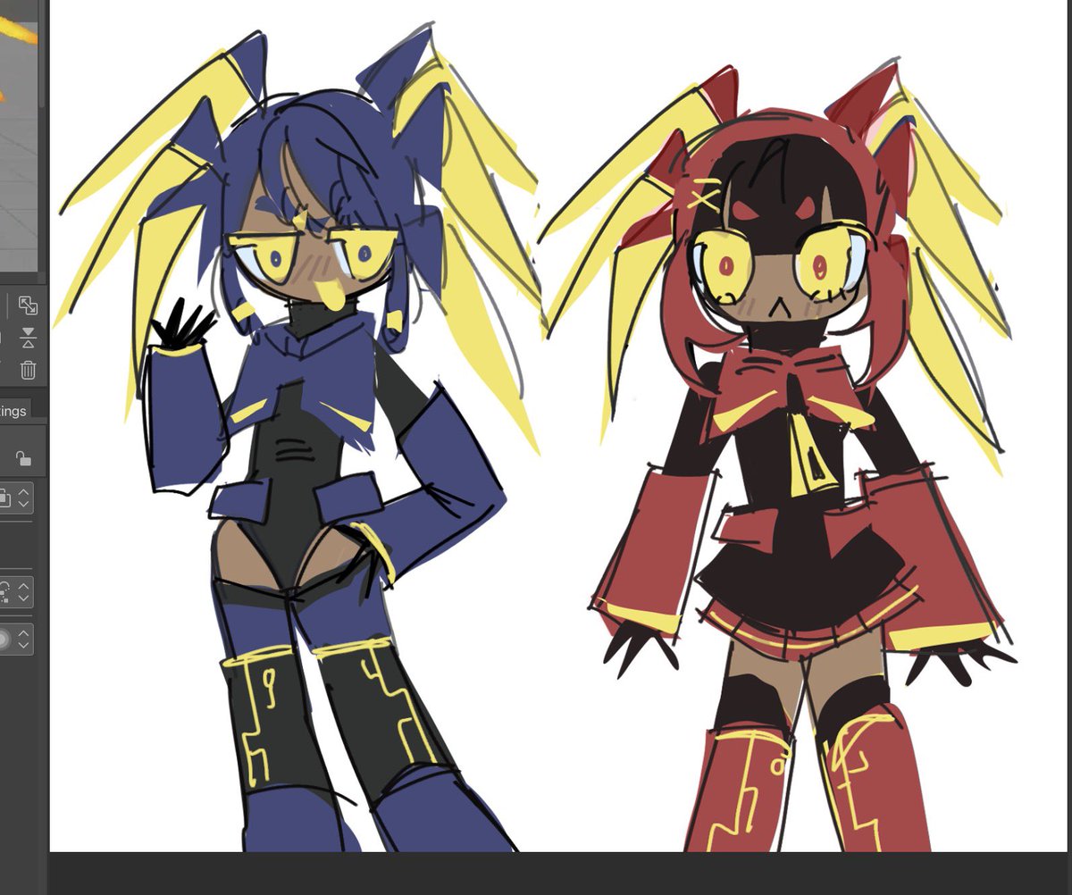 KARlNSAUER's tweet photo. gijinkas i’ll redraw them l8r #ULTRAKILL https://t.co/uWpRC6f8lo