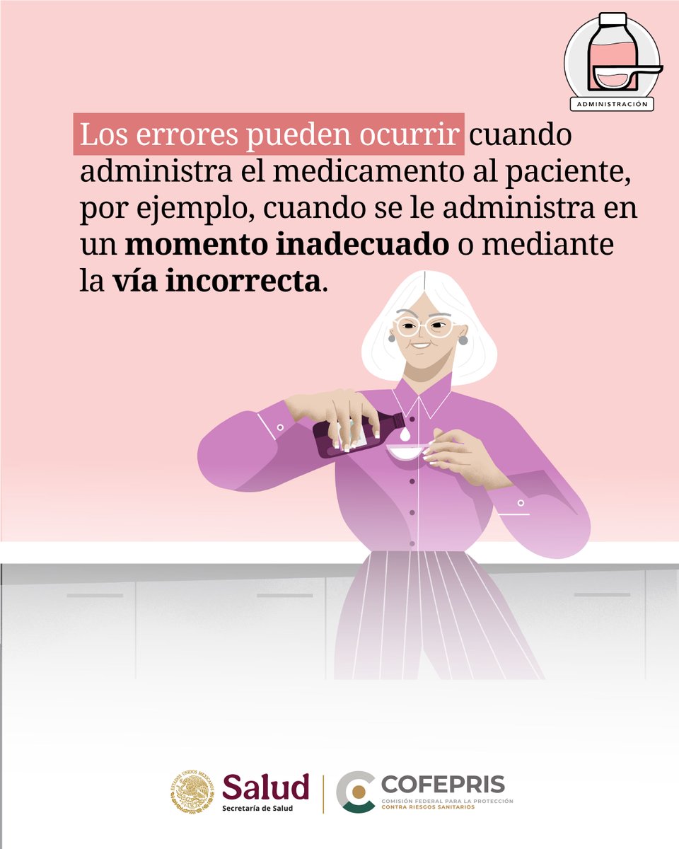 COFEPRIS's tweet photo. La seguridad de los medicamentos es una responsabilidad compartida.
Reporta cualquier reacción adversa y contribuye a proteger la salud pública. https://t.co/f4DYh5bRkq