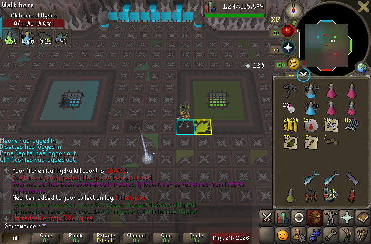 Spineweilder's tweet photo. Pet #35 at 10,073 kills! https://t.co/0lndCcKR5h
