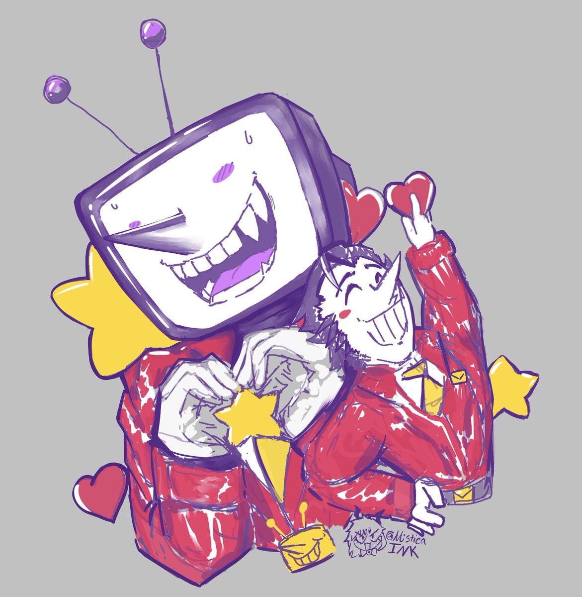 MisticaInk's tweet photo. Here's my #spamtenna doodle on the #SpamtennaAnniversary magma! https://t.co/RCc6zHARoJ