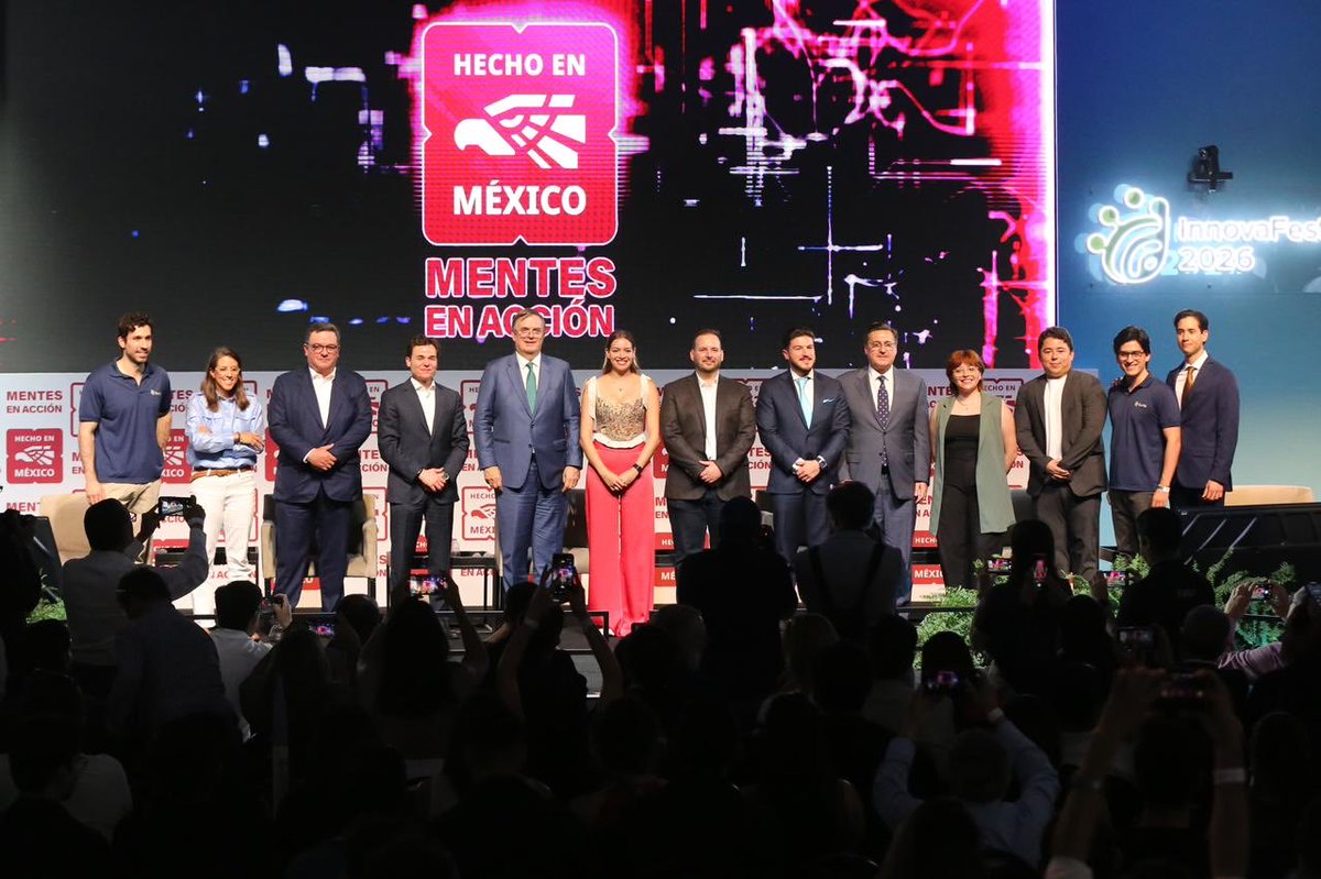 m_ebrard's tweet photo. Mentes en Acción en Innovafest 2026 en Monterrey , Gracias Nuevo Léon !! https://t.co/k2b4CMXm18