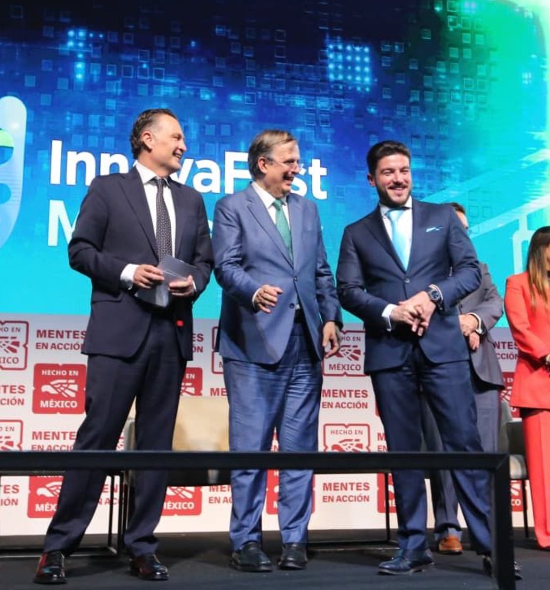 m_ebrard's tweet photo. Nos vemos el 21 de Agosto en InnovaFest 2026 Querétaro !! Gracias Gobernador Mauricio Kuri por tomar la estafeta !! https://t.co/l4uG7Ce484