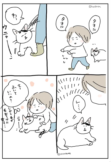 気の利くでかいネコ、そよぽん

猫漫画です。 