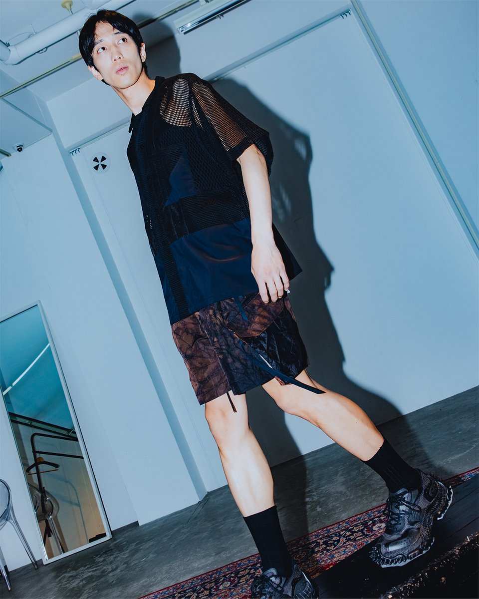 yoshiokubo ・MESH S/S SHIRT https://t.co/gNmeQEBaHa #ヨシオクボ 