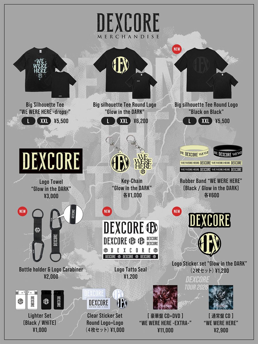 dexcore_info's tweet photo. 【TODAY'S SHOW】 

▶︎5月30日(土) 愛媛 松山Wstudio RED
coldrain「SHIKOKU / 47 TOUR 2026」
OPEN 17:30 / START 18:00

#DEXCORE
※Vocal架神、サポートメンバー(guitar 竜弥 / bass TAIYO / drums MAKI)での出演となります。
https://t.co/2j3di5PFum

▶︎物販 17:30〜終演まで予定
アイテム一覧 https://t.co/T7peoUiINO

※当日の在庫がなくなり次第販売終了となります
※チェキ販売は出演後となります
※各日サポートメンバー のチェキ販売あり：TAIYO / MAKI
※MAKI×CSGコラボTも販売あり