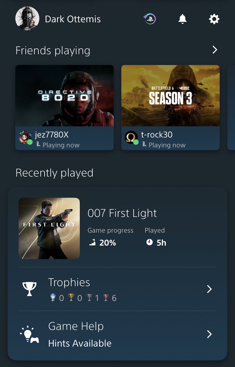 DarkOttemis's tweet photo. 5 hours into #007FirstLight and honestly I’m really enjoying it!!! https://t.co/CsnGXWAiGW
