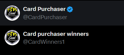 CardPurchaser's tweet photo. Don't fall for impersonators https://t.co/7jsJpJugSC