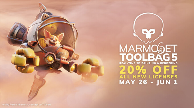 happy_modeling's tweet photo. Marmoset Toolbagが20%オフセール開催！買い切り版319ドルで購入可能
https://t.co/E44utxrCNB

●2026年5月26日~6月1日まで
●サブスクリプションの月額18.99ドル→15.19ドル
●買い切り版は399ドル→319ドル https://t.co/rHKdk9udp7