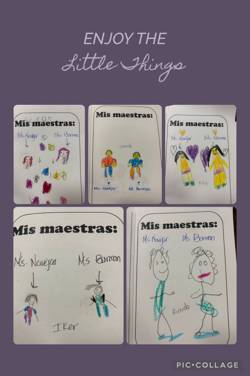 AlexaBurman's tweet photo. Today the students colored pictures of Miss Navejar and me for their memory books. No matter the colors or the details, these drawings are priceless. Seeing ourselves through their eyes is a gift I will cherish forever. ❤️@Aliefsneed @KarinaNavejarF https://t.co/nfHZhyVsbm