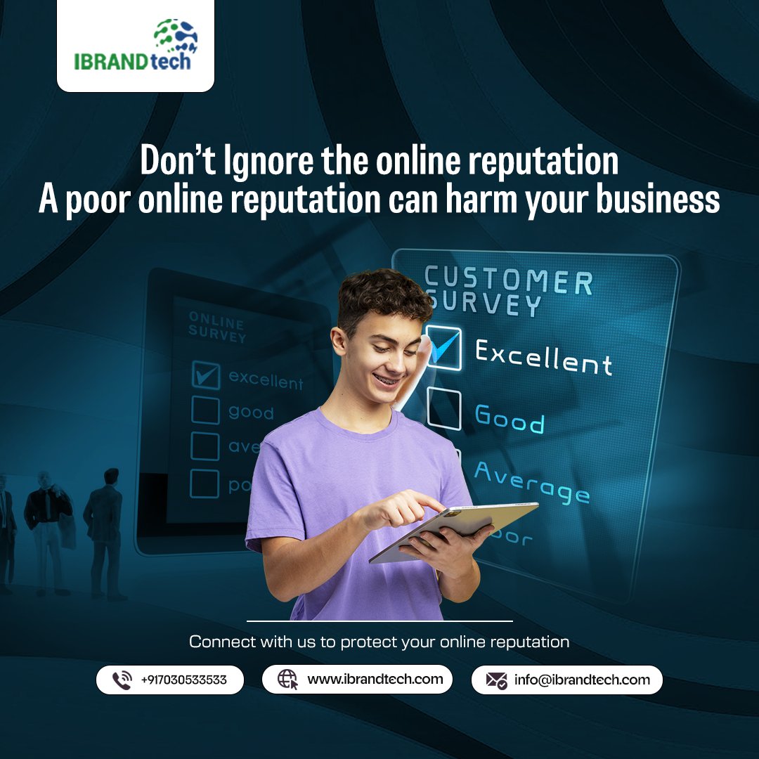 IbrandDtech's tweet photo. Our expert Online Reputation Management solutions help you monitor, manage, and strengthen your digital presence, ensuring your brand earns the trust it deserves.
For more details visit https://t.co/mERROXnOaf or call on 7030533533.
#OnlineReputationManagement #BrandReputation https://t.co/o0fYniZ4tx