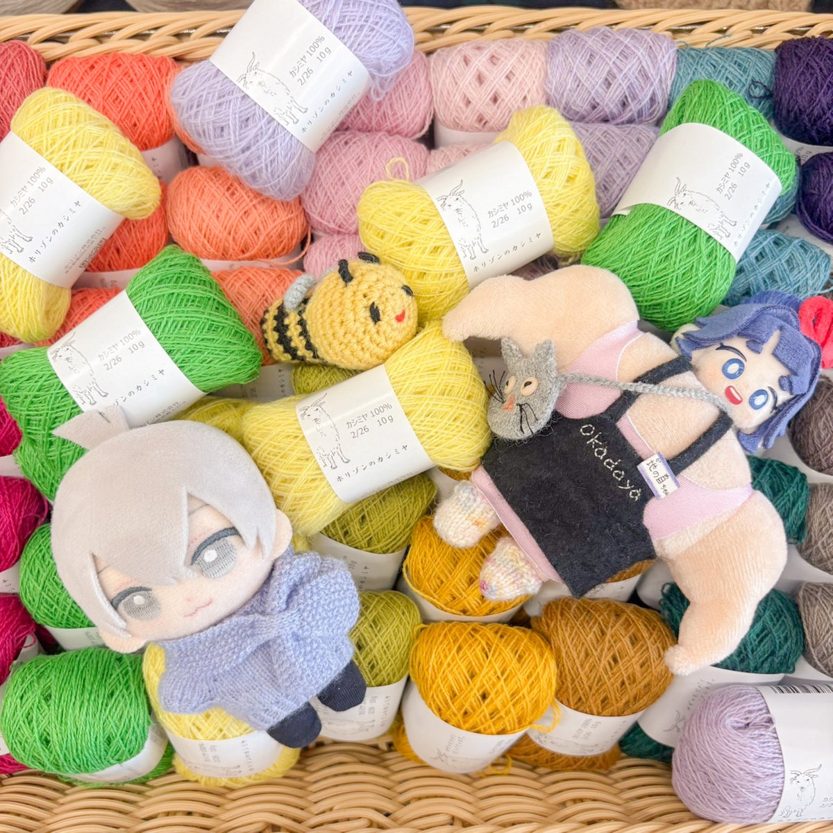 okadayahonten's tweet photo. shinjuku okadaya Yarn Party3
～工業糸・ファンシーヤーン即売会～

会場の様子を情報部長の地の目ちゃんがお届け👀✨
魅力的な毛糸が勢ぞろい‼
皆さんのご来場お待ちしております💁 https://t.co/QC6ZSVtB44