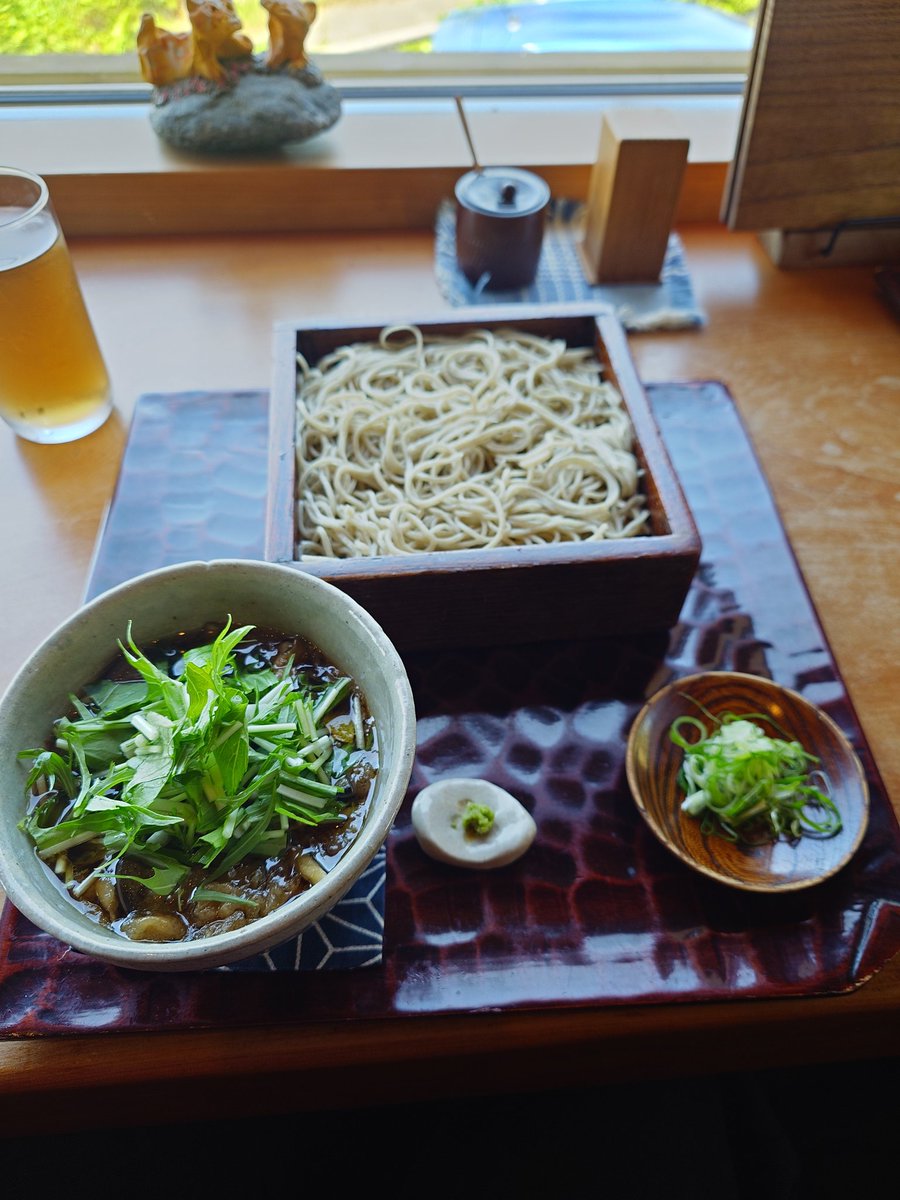 anfpse's tweet photo. お昼は揚げなす蕎麦
鬼怒川見ながら😋 https://t.co/OCnOHvXROL