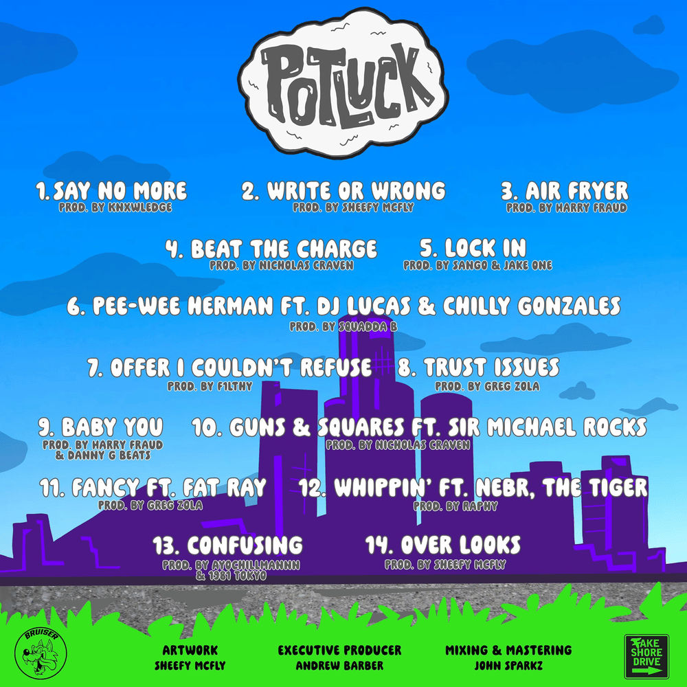 spacecowboyhash's tweet photo. May 30th, 2025. 

Happy one-year anniversary to Bruiser Wolf's "Potluck". https://t.co/8HPwV95908