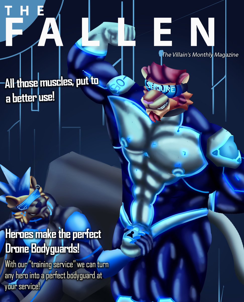 GerHyean's tweet photo. THE FALLEN MAY  2026
Heroes, all brawn and no brains, and with our special service all that power can be at your service! With the example of the former hero the swole tiger, now loyal a bodyguard ready to serve!

the Swole Tiger belongs to @/rytiger99 thanks for participating https://t.co/fDkcj284pj