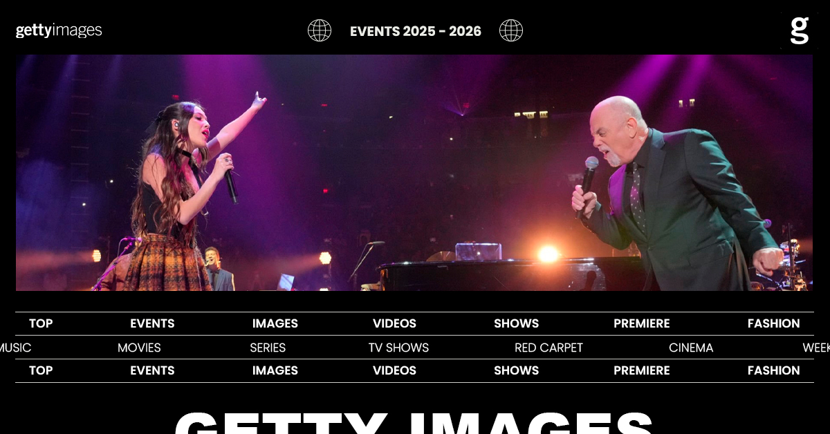 iGettyIRP's tweet photo. 𝗚𝗘𝗧𝗧𝗬 𝖨𝖬𝖠𝖦𝖤𝖲: #iGettyIRP NEW YORK: Peach Rose (@starlightsred) and Billy Joel perform "Deja Vu" and "Uptown Girl" onstage at Madison Square Garden on 2026 in New York City. https://t.co/KAPpttYdLp