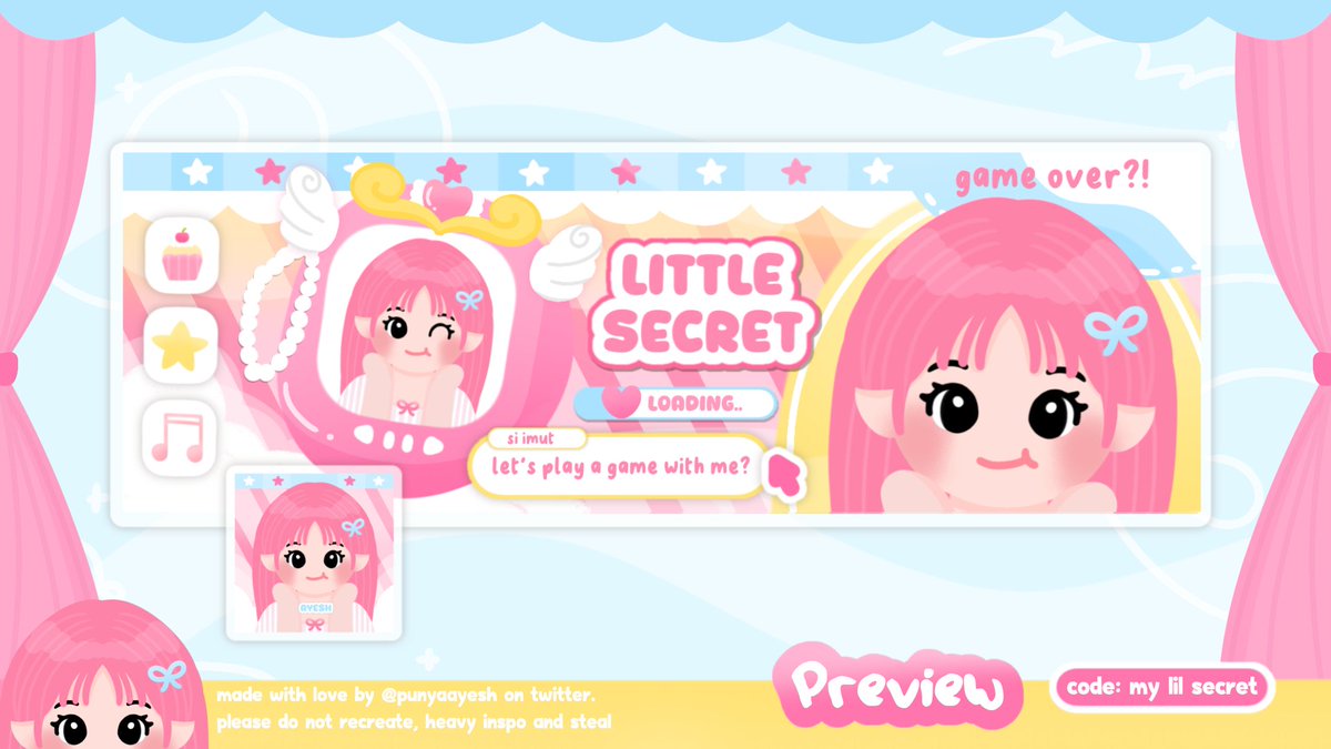 ayesh` sticker & layout chibi tweet media