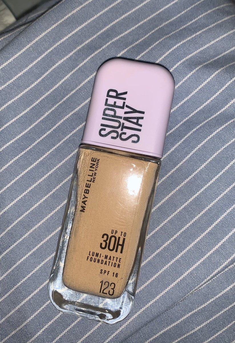 kkanaae's tweet photo. wts wtb maybelline superstay lumimatte foundation shade 123

- isi masih banyak
- 100% ori
- dijual karena sender  salah shade
- harga 50k

langsung oren: https://t.co/wT4hnbUjRC

#wtb #wts #shopee #skincare #sale #makeupmurah #maybelline #prelove https://t.co/BXJKFZixfx