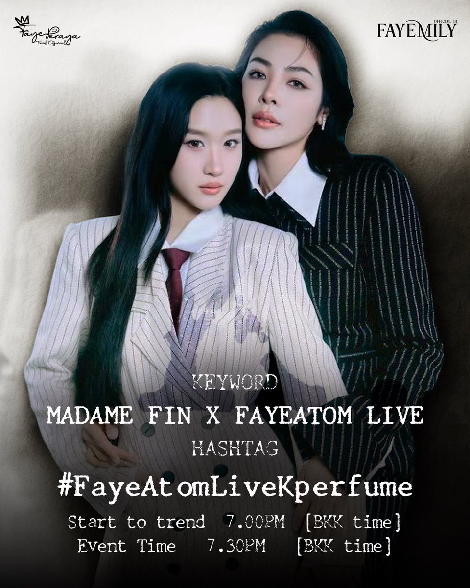Faye Peraya Trend Official TH 2 tweet media