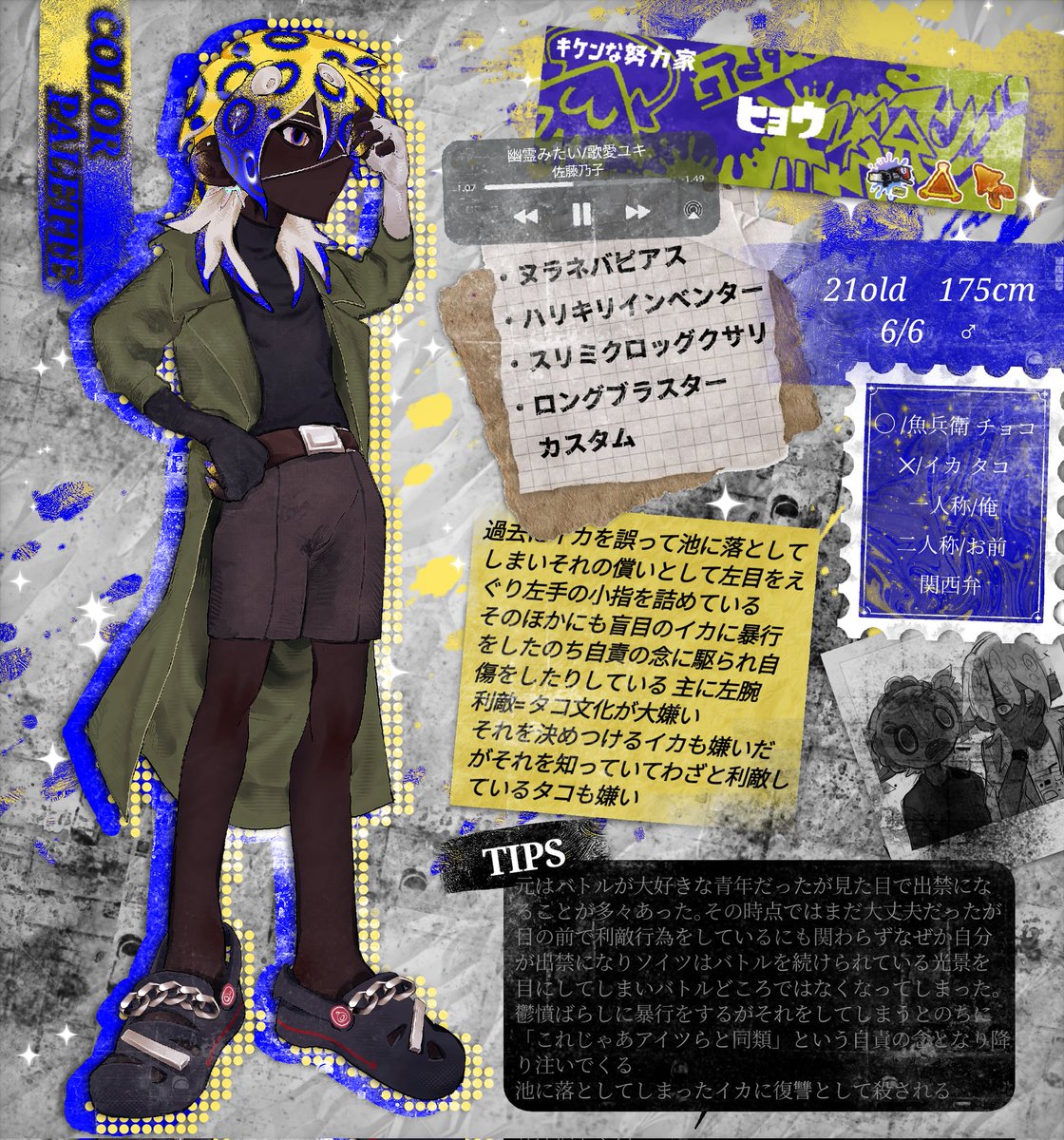 e_ikk0321's tweet photo. 【Splatoon oc資料】
うちよそ宅→@N_0_____0 https://t.co/QBbEuIq4Ei
