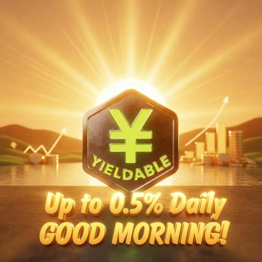 YieldableDeFi's tweet photo. Good Morning!!!! 🌞 https://t.co/U9H3BgG5d2