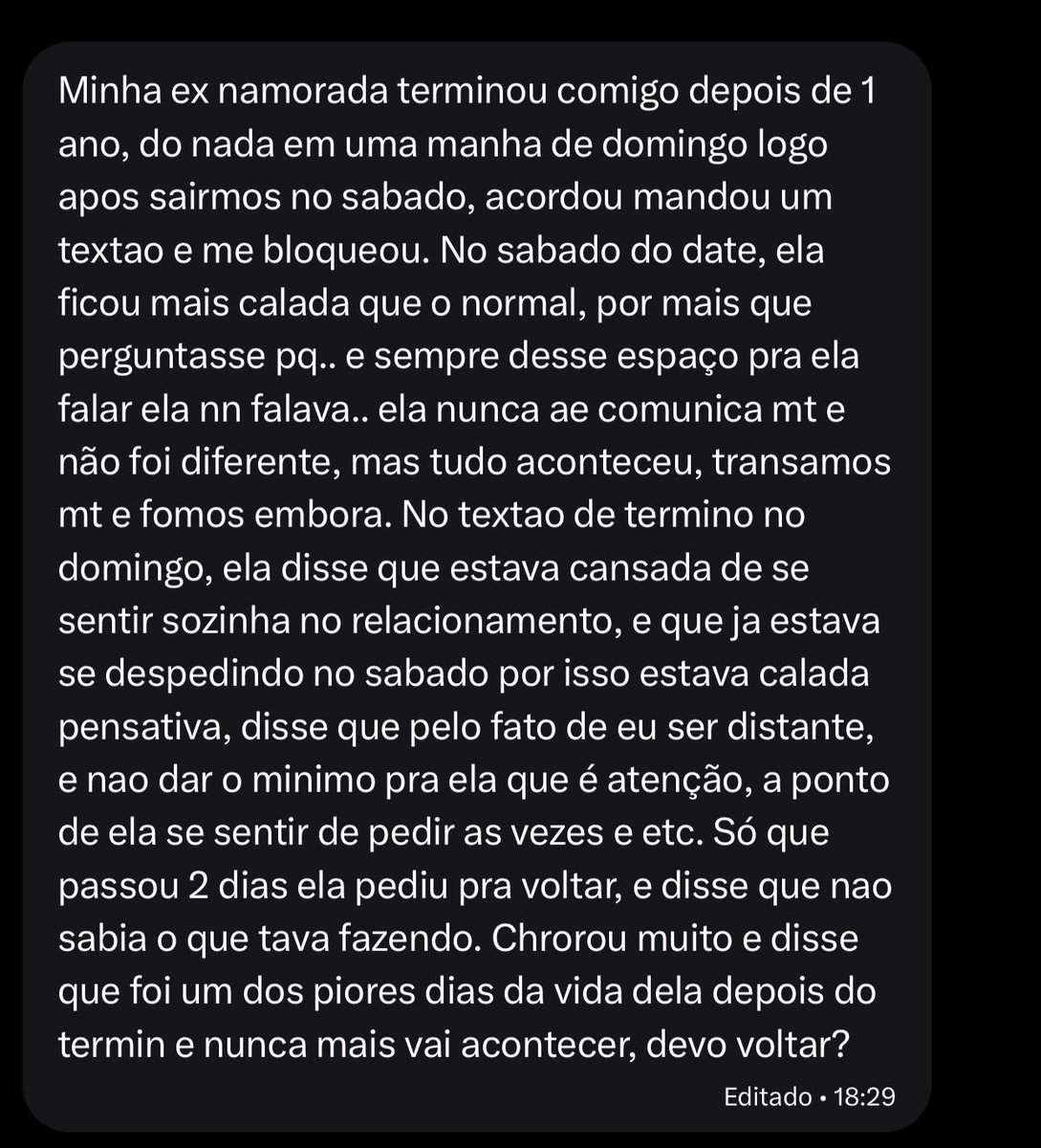 Confissoes pra ler cagando 𝕏 tweet media