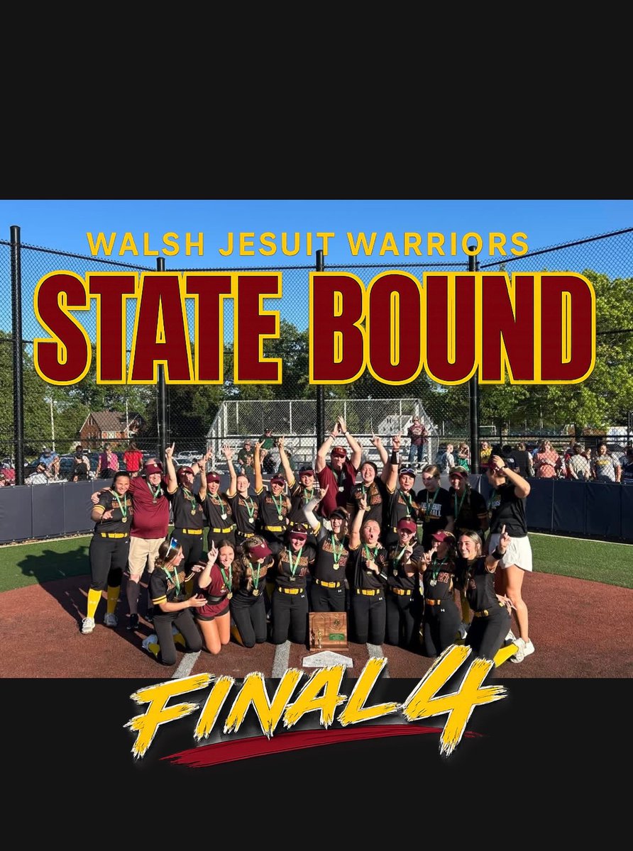 WalshJesuitSB's tweet photo. Strong Defense  ✅️ 
Gutsy Pitching  ✅️ 
Timely Hitting  ✅️ 
Team First  ✅️ 
District Champs  ✅️ 
Regional Champs  ✅️ 
We will see ya next Saturday at the Stadium in the final 4!  There is more work to be done but our kids will enjoy tonight!

#AMDG
#Finishthejob https://t.co/DfqWKqVzDw