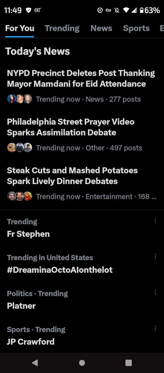 2hard2remember's tweet photo. Only one of these news stories isn't loading.
 I have had this happen before but a couple of tries and it works.
 Out of curiosity, I tried about 20 times. 
All the other stories are loading. https://t.co/PtAQShRbZF