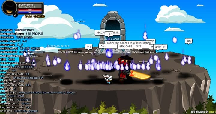 Dusknoir93's tweet photo. A throw back to another room cap test March 31 2010 #aqw @ArtixKrieger @GhostieAE https://t.co/uewdkyl97I