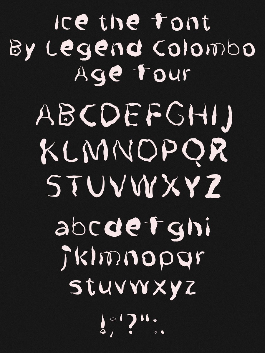 JDOTCOLOMBO's tweet photo. We made fonts today https://t.co/uqava2zfwV