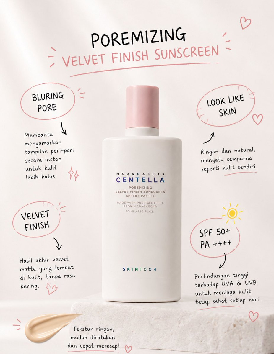 minusiaaa's tweet photo. Poremizing Velvet Finish Sunscreen https://t.co/ye1ghQOK86