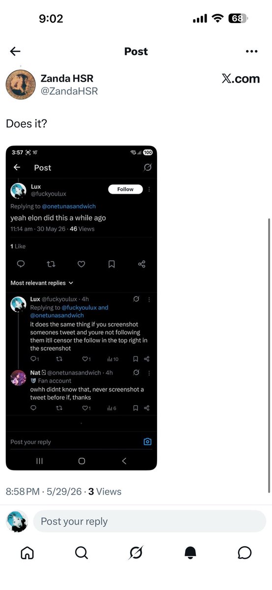 Lux tweet media