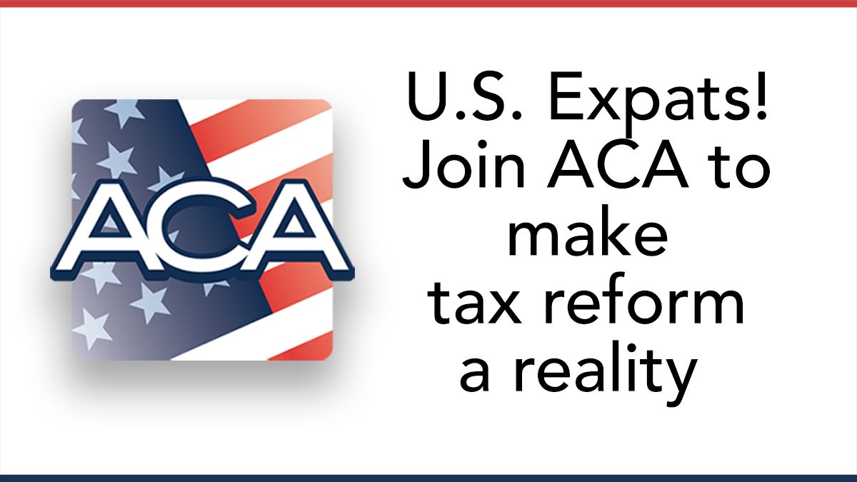 ACAVoice's tweet photo. Join our campaign. Click for more info: https://t.co/hrQN8eeiNn  
#expats #AmericansAbroad #TaxReform #taxation #RBT https://t.co/esGcAAUnAY