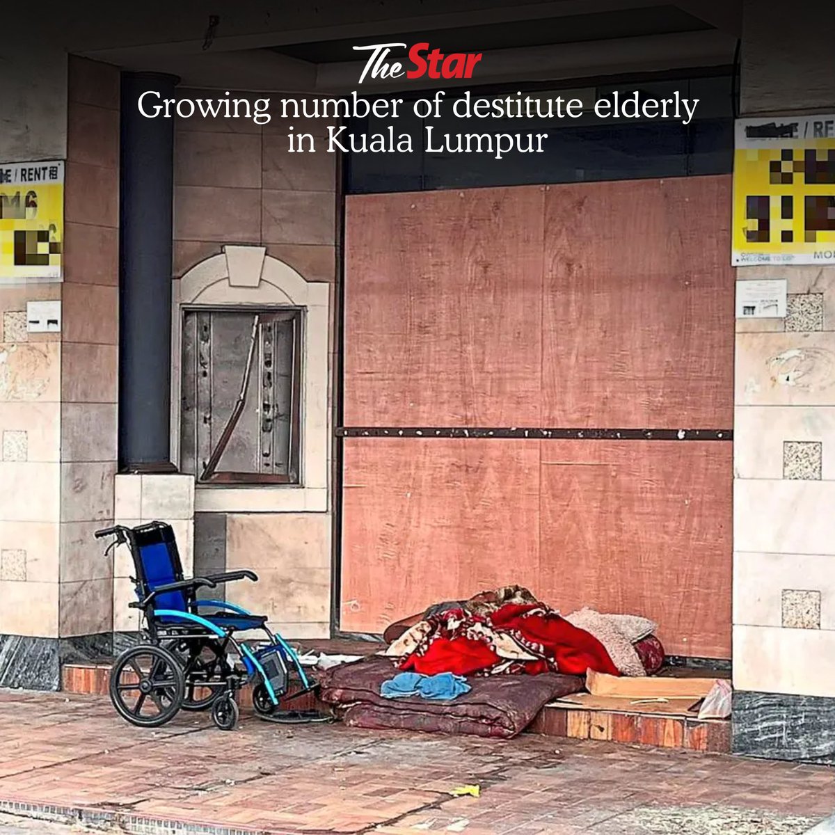 staronline's tweet photo. A growing number of senior citizens are ending up homeless in Kuala Lumpur, with many lacking identification documents or family support, according to the Social Welfare Department (JKM).

As of May 4 this year, 184 senior individuals were placed in social welfare department institutions, comprising 131 men and 53 women, compared to 174 cases for the whole of 2025, said JKM.

Based on its records, 478 homeless senior citizens aged 60 and above were identified among destitute persons taken in by the Kuala Lumpur Federal Territories Social Welfare Department between 2021 and 2025.

The number increased from 25 cases in 2021 to 65 in 2022 and 137 in 2023.

Read more: https://t.co/LbEvqEbIBA 

For more updates from The Star, visit https://t.co/wALedpbrhq
#TheStarMalaysia #News
