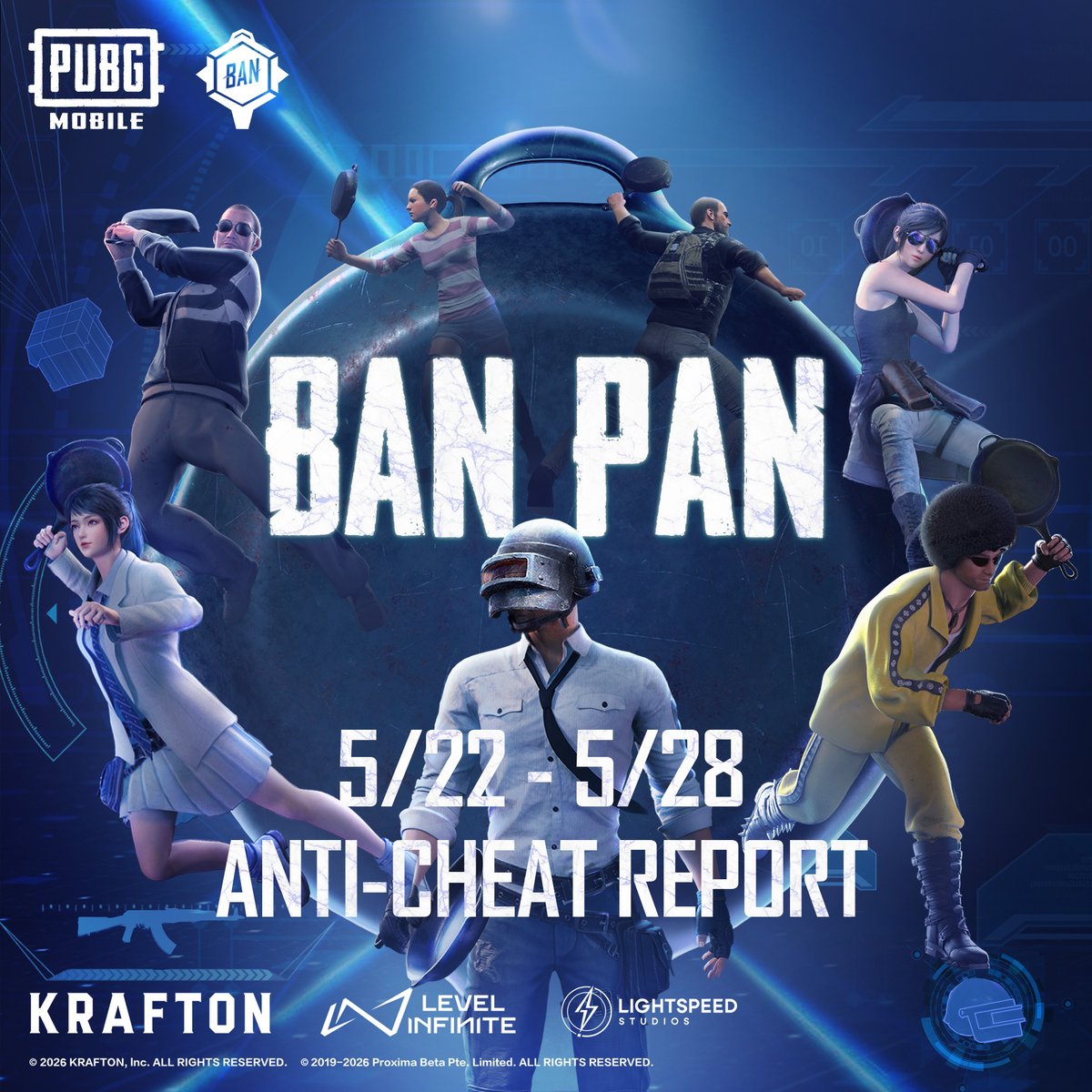 🚨 #PUBGMOBILE #BanPan Report 🚨From 5/22 to 5/28, w...