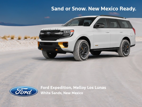 MelloyFord's tweet photo. One weekend, White Sands. 
Next weekend, the mountains.
That's New Mexico.

The Ford Expedition Tremor is ready for both. #newmexico #whitesandsnm #fordexpedition #melloyloslunas https://t.co/Hib3hdyZKN https://t.co/9DlKtqV5IT