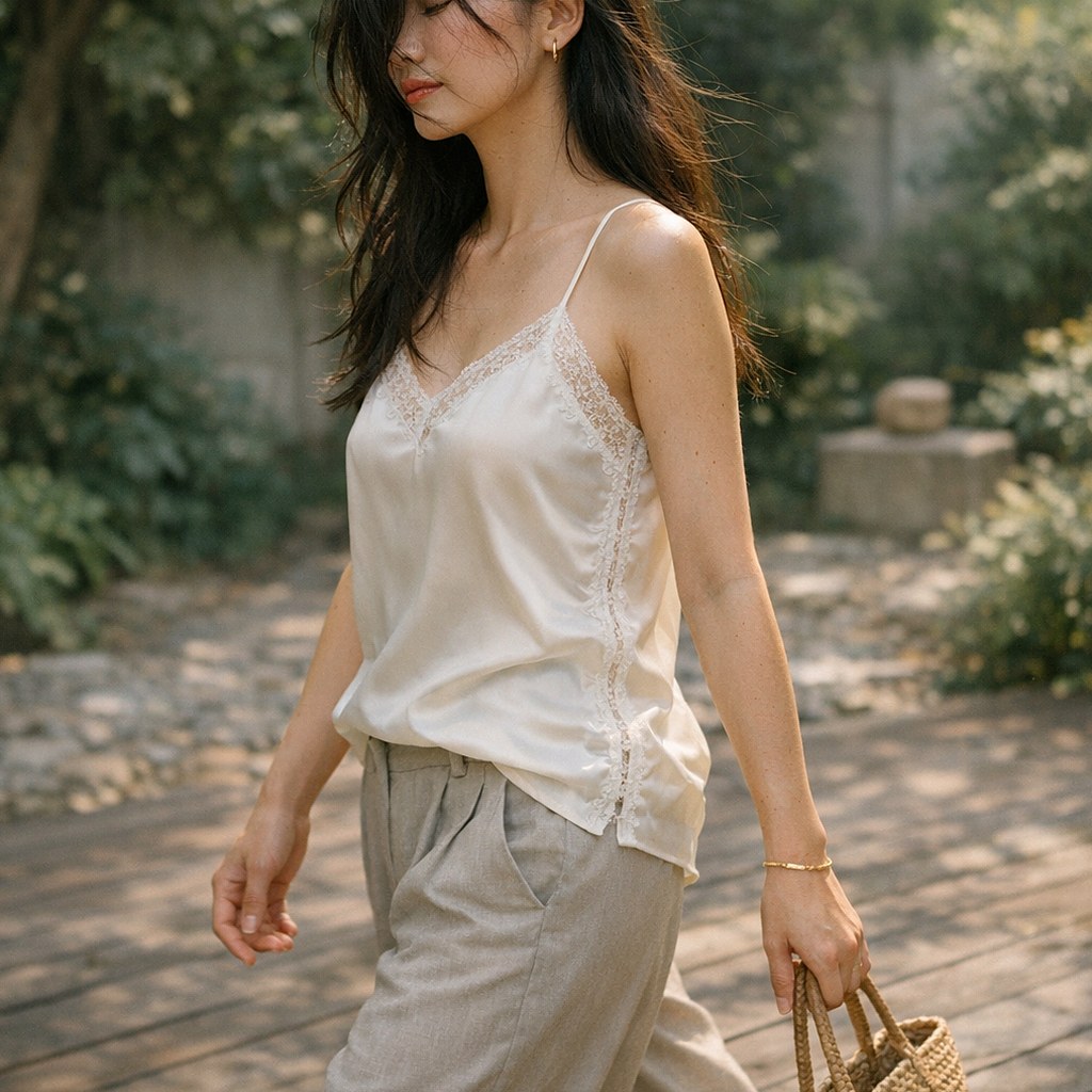 cozyly_th's tweet photo. หรูแบบเงียบๆ สาวมินิมอลต้องมี! ✨👚 เสื้อสายเดี่ยวซาตินสีไอวอรี่ คอวีลึก ทิ้งตัวพลิ้วลื่น ใส่เดี่ยวหรือ mix สูทก็ปังทุกลุค! 👇 #cozyly #เสื้อสายเดี่ยว #ผ้าซาติน #คอวีลึก #ลุคมินิมอล https://t.co/UIqbdna7fk https://t.co/kILMHN23Tb