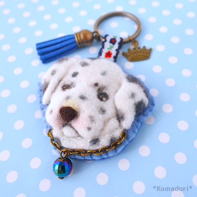 今日のおすすめはちびダルメシアンのキーホルダー🐾 ぷっくりした表面