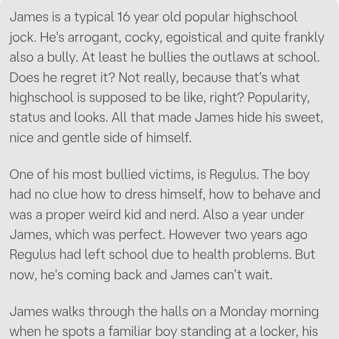 _Gwen_Pool's tweet photo. Regulus being bullied by James... Then people come along and say that the fanon Regulus isn't a copy of Severus https://t.co/sntQ28kctO