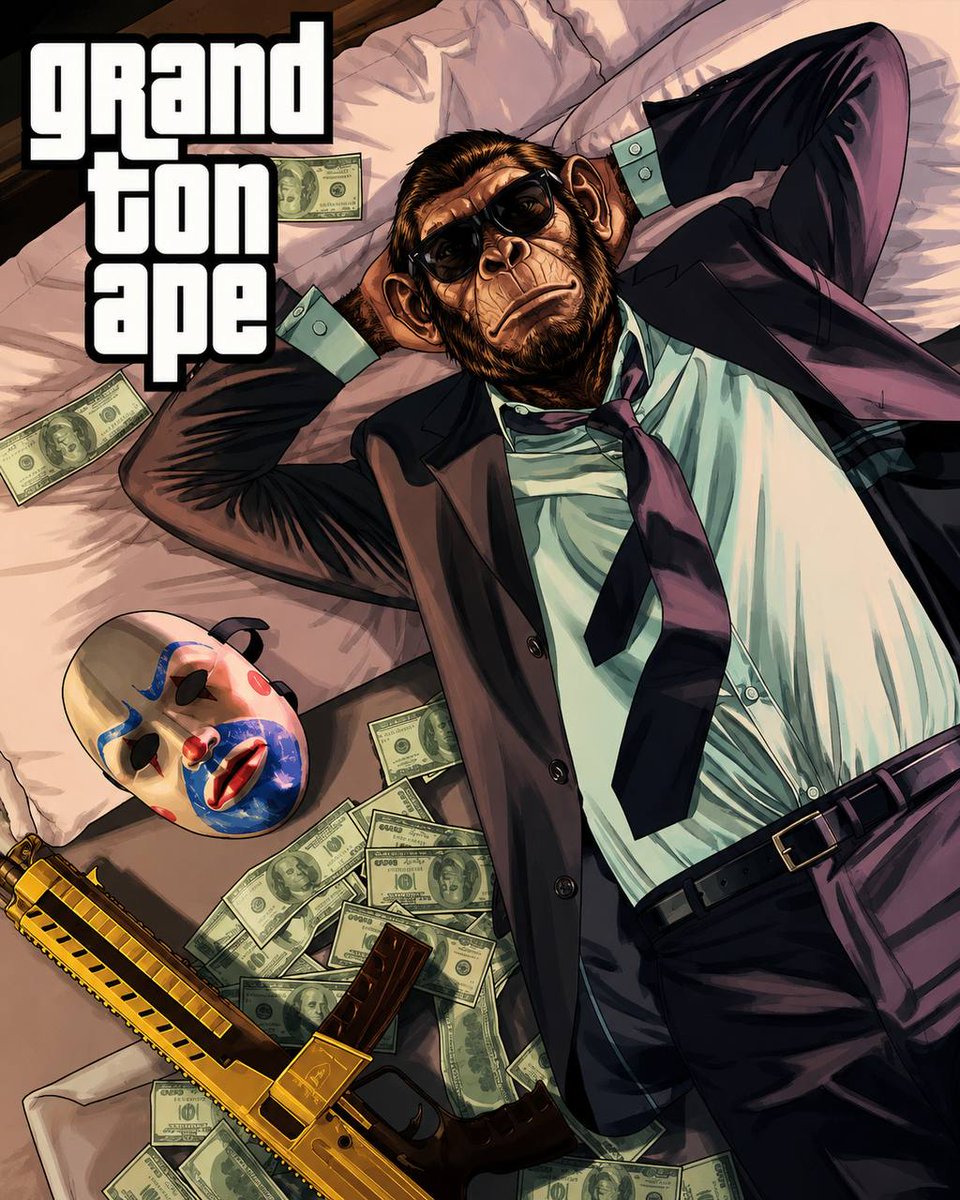 mogezilla's tweet photo. I'm genuinely surprised by the TON community. These guys know how to hold, while Telegram is building one of the most native meme environments, we've only had a few days since GTA bonded on Blum - and the community is already solid with a clear goal. Grand Ton Ape is happening.