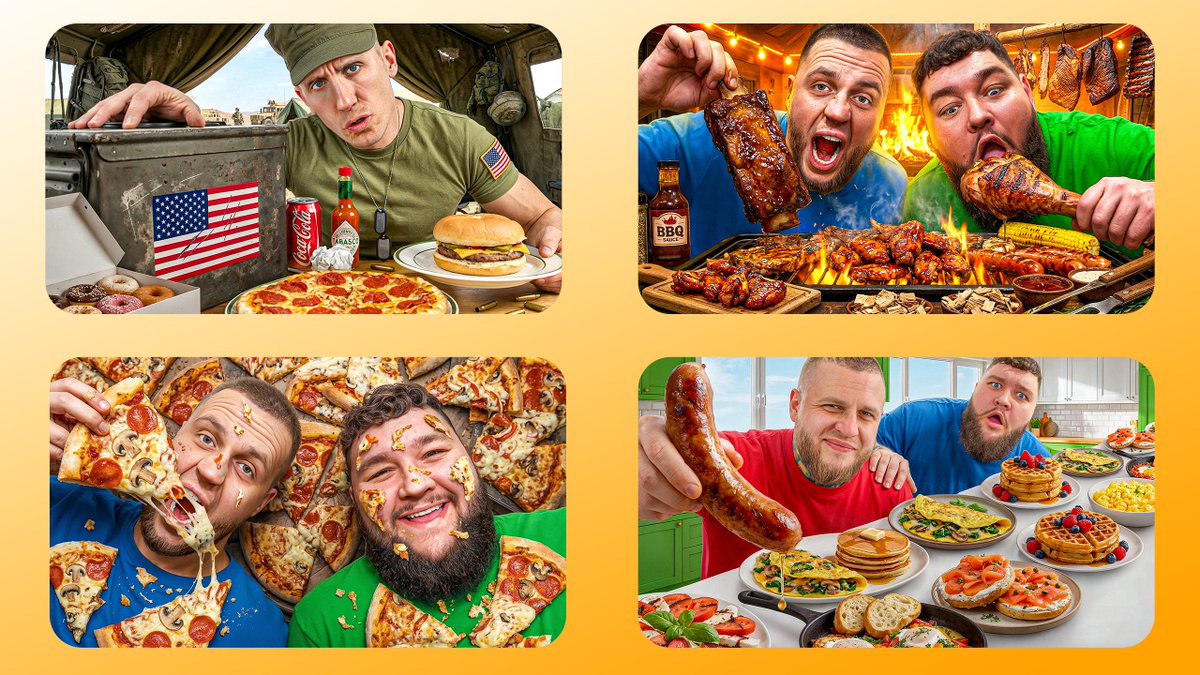 avenixdesign's tweet photo. my latest thumbnails in the food niche🍕

(NaHapsa 297k)
(KuchniaWK 492k) https://t.co/4ovlWNWXbf