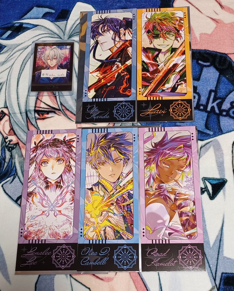 譲渡】D.Gray-man D灰 Dグレ チケット風カード 譲)神田、ラビ