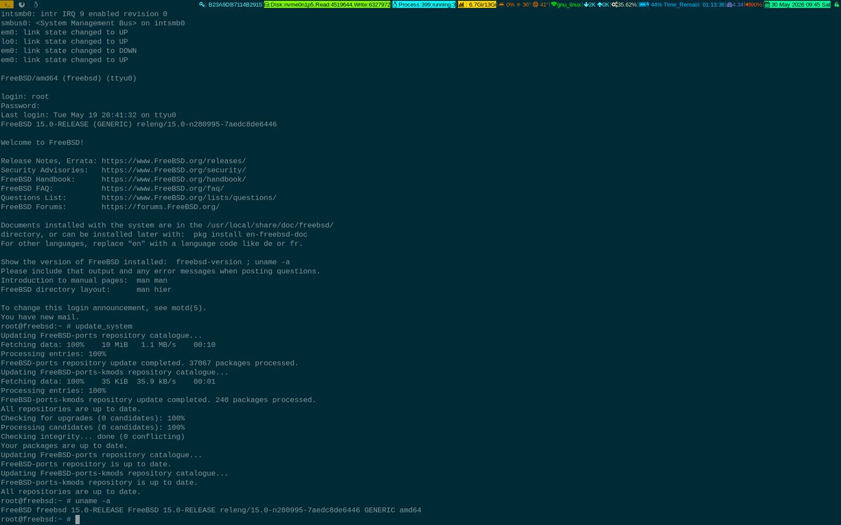 unixbhaskar's tweet photo. Umm

#linuxadmin #freebsd #operatingsystem https://t.co/5C1Sc2UtN7