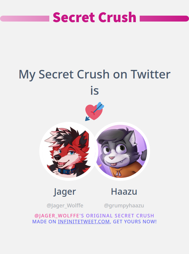 Jager_Wolffe's tweet photo. My Secret Crush on Twitter is @grumpyhaazu

➡️ https://t.co/FhI4PMn16S https://t.co/915lzh3Hq2