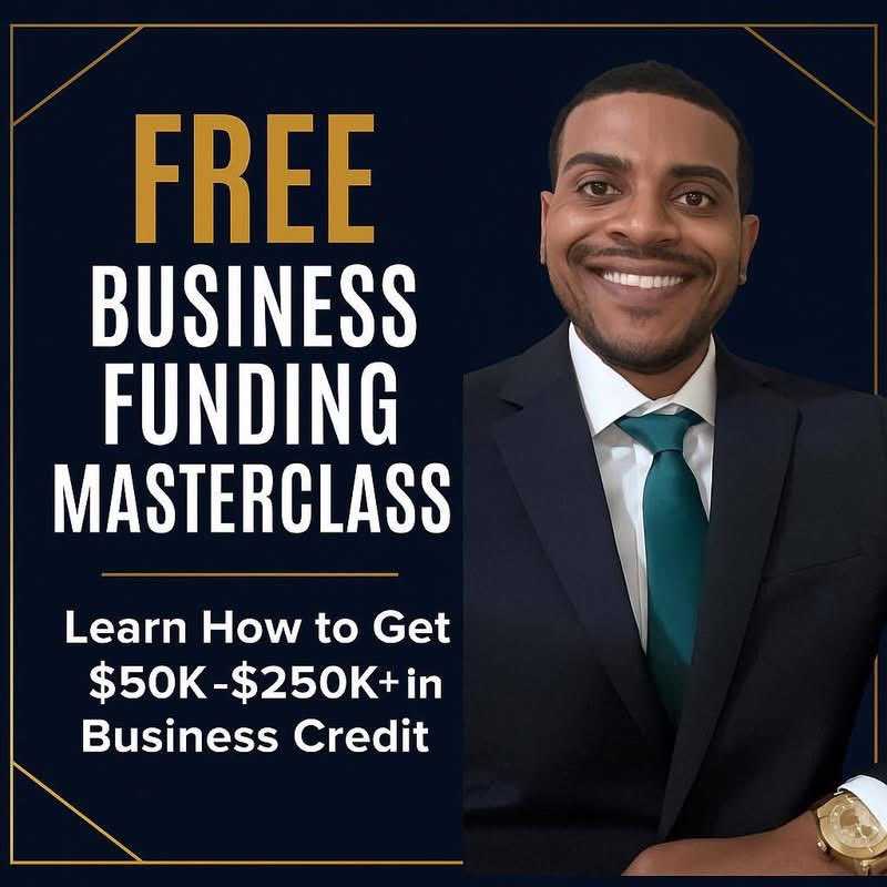 CreditRepair937's tweet photo. 💰 Ready to learn how businesses are securing funding to launch, grow, and scale?

Join my FREE Business Funding Masterclass

🎓 Reserve your spot here:

https://t.co/jqVPCy2W0J 

Your next level may be one funding strategy away.

#LinkInBio #BusinessFunding #BusinessCredit https://t.co/flZ8vpUnOl