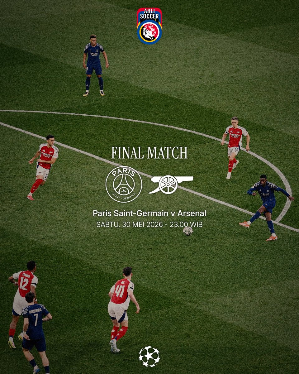 ahlisoccer's tweet photo. FINAL MATCH.
Tekanan. Pertaruhan. Sejarah.
Siapa yang akan mengangkat trofi? 🏆🔥 https://t.co/HaYSHhsR3g