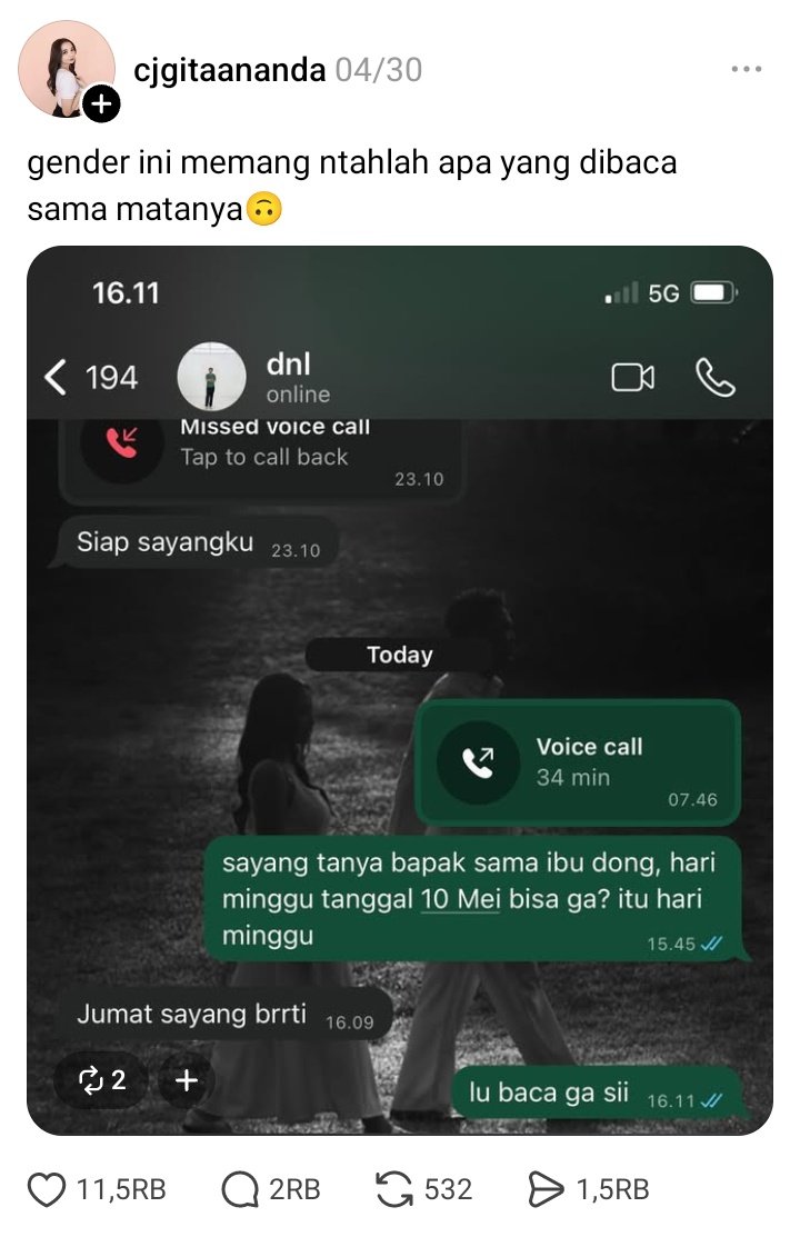 daisyastera's tweet photo. Gender sebelah ini bolotnya ngebolot banget 😭 https://t.co/sK8SSLNi03